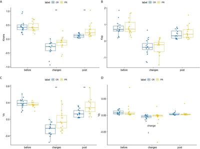 Diagnostic Performance of Vascular Permeability and Texture Parameters for Evaluating the Response to Neoadjuvant Chemoradiotherapy in Patients With Esophageal Squamous Cell Carcinoma